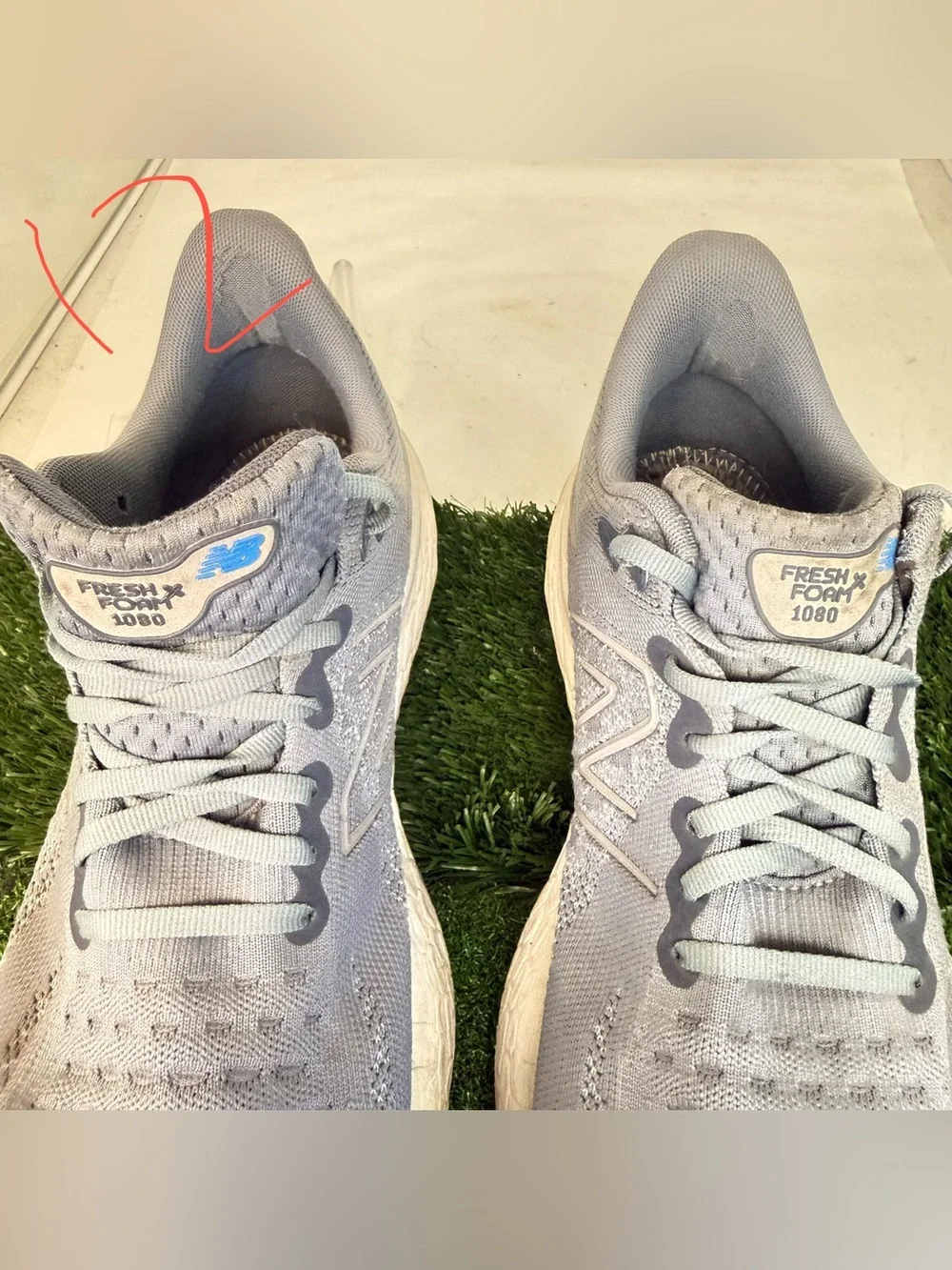 New Balance Grey Fresh Foam Running Shoes